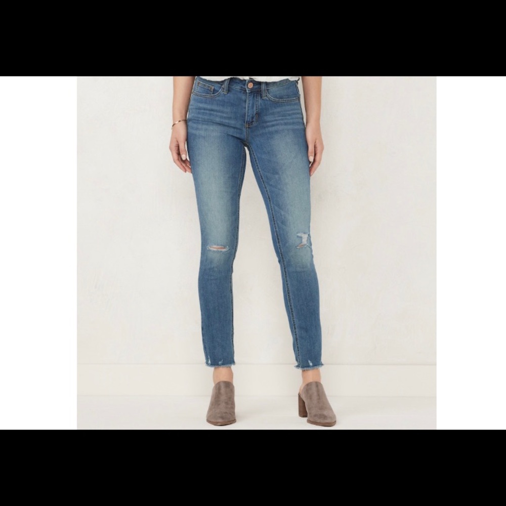 LC Lauren Conrad Feel Good Midrise Skinny Jeans